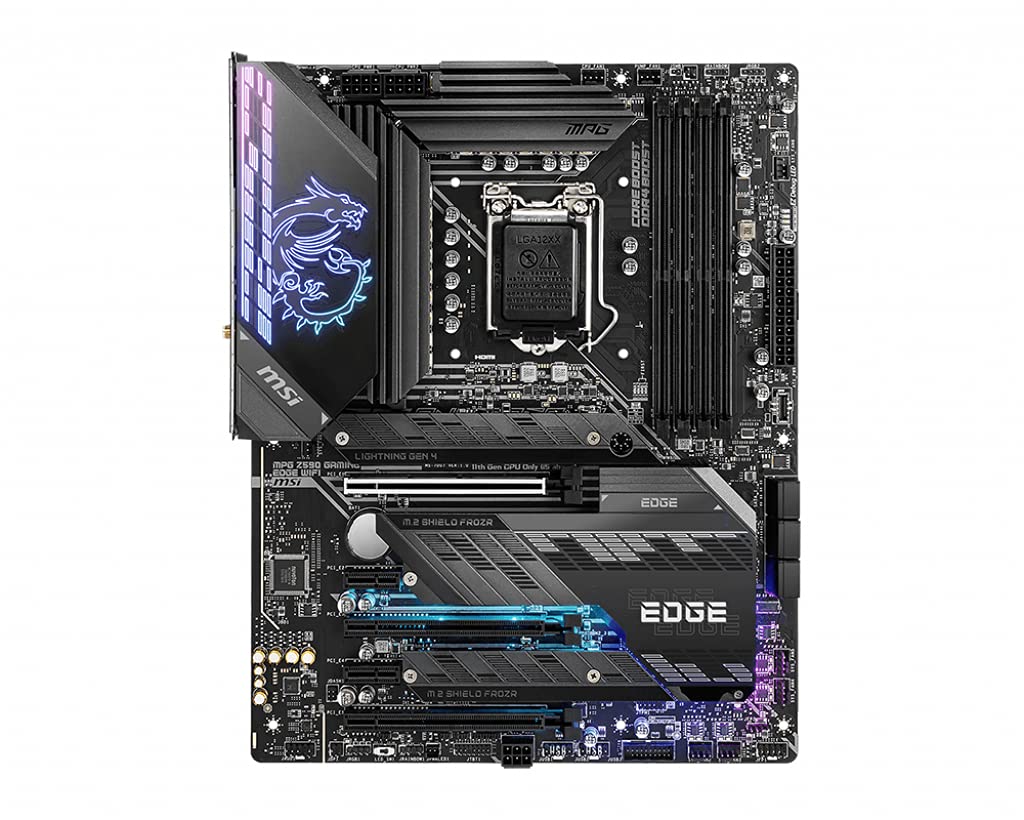 intel i9 11900 MSI Z590 S01 ddr4 16×2 MSI MPG Z590 Gaming Edge Intel Z590 LGA 1200 ATX DDR4-SDRAM Placa